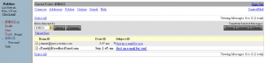 Squirrel mail The Squirrelmail web mail client
